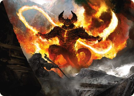 The Balrog, Durin's Bane Art Card [The Lord of the Rings: Tales of Middle-earth Art Series] | Gear Gaming Bentonville