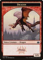 Dragon // Goblin Double-Sided Token [Ravnica Allegiance Guild Kit Tokens] | Gear Gaming Bentonville