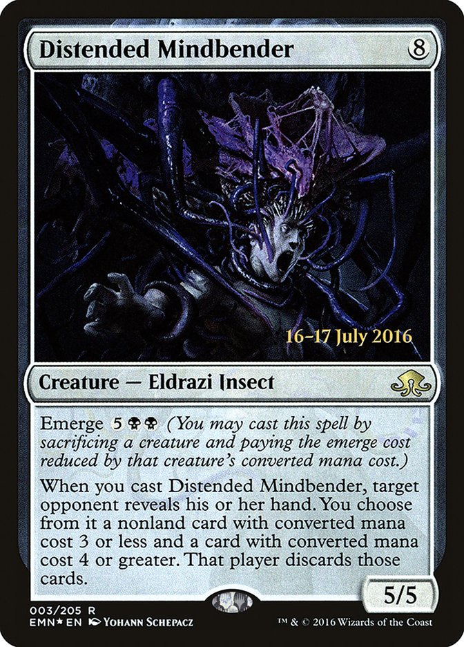 Distended Mindbender [Eldritch Moon Prerelease Promos] | Gear Gaming Bentonville