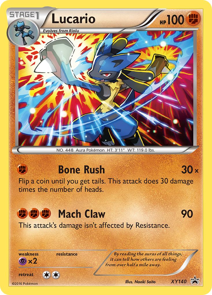 Lucario (XY140) [XY: Black Star Promos] | Gear Gaming Bentonville