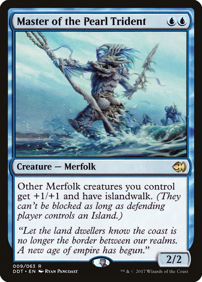 Master of the Pearl Trident [Duel Decks: Merfolk vs. Goblins] | Gear Gaming Bentonville
