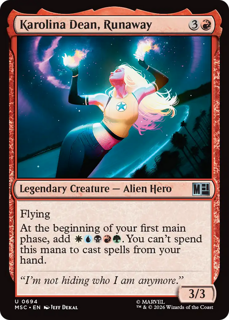Karolina Dean, Runaway [Marvel Super Heroes Commander] | Gear Gaming Bentonville