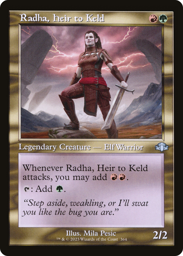 Radha, Heir to Keld (Retro) [Dominaria Remastered] | Gear Gaming Bentonville