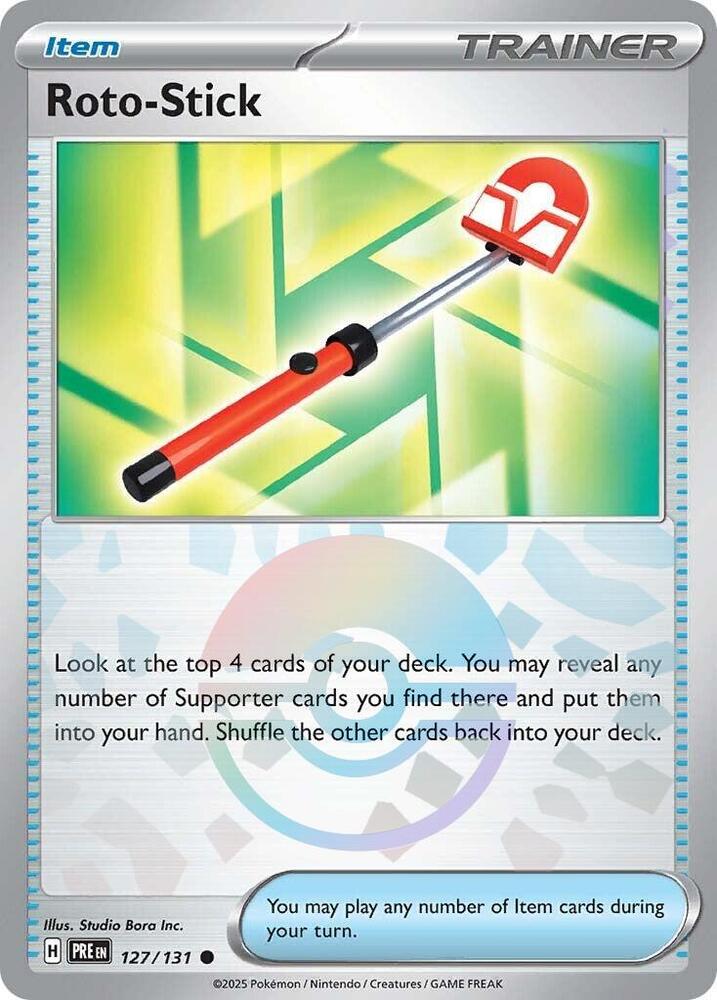 Roto-Stick (127/131) (Poke Ball Pattern) [Scarlet & Violet: Prismatic Evolutions] | Gear Gaming Bentonville