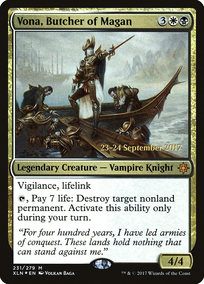 Vona, Butcher of Magan [Ixalan Prerelease Promos] | Gear Gaming Bentonville