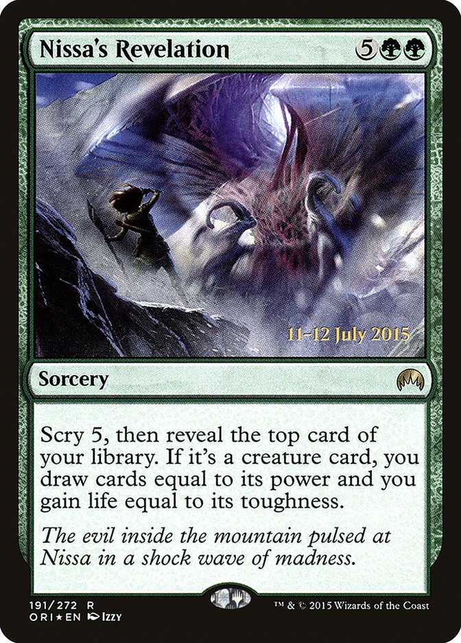 Nissa's Revelation [Magic Origins Prerelease Promos] | Gear Gaming Bentonville