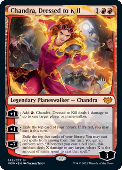 Chandra, Dressed to Kill (Promo Pack) [Innistrad: Crimson Vow Promos] | Gear Gaming Bentonville