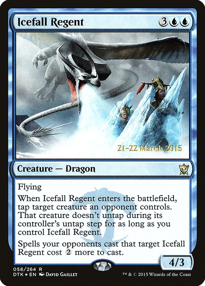 Icefall Regent [Dragons of Tarkir Prerelease Promos] | Gear Gaming Bentonville