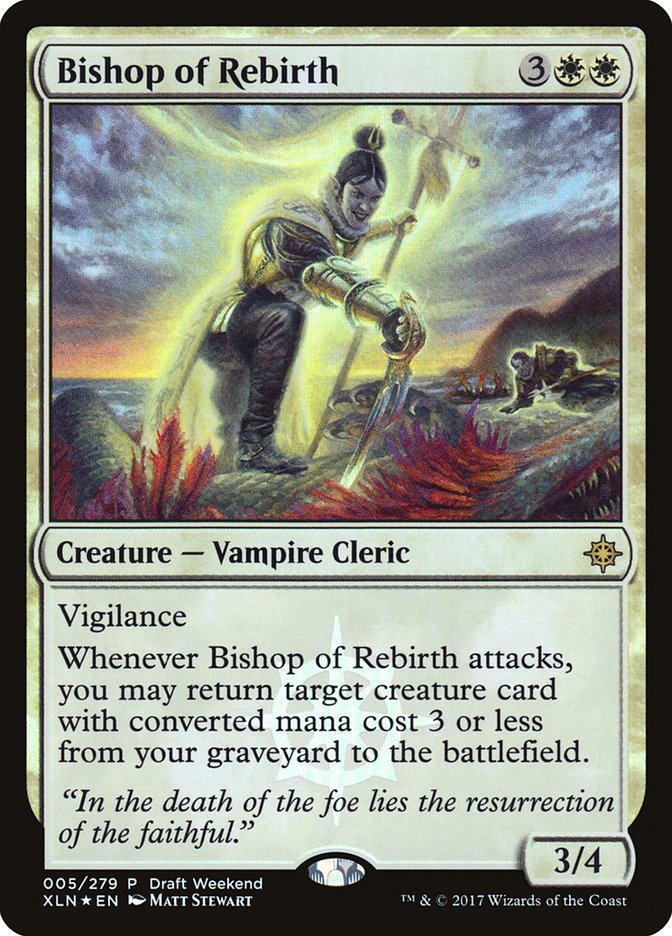 Bishop of Rebirth (Draft Weekend) [Ixalan Promos] | Gear Gaming Bentonville