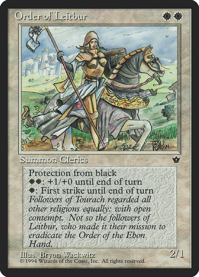Order of Leitbur (Horse Facing Right) [Fallen Empires] | Gear Gaming Bentonville