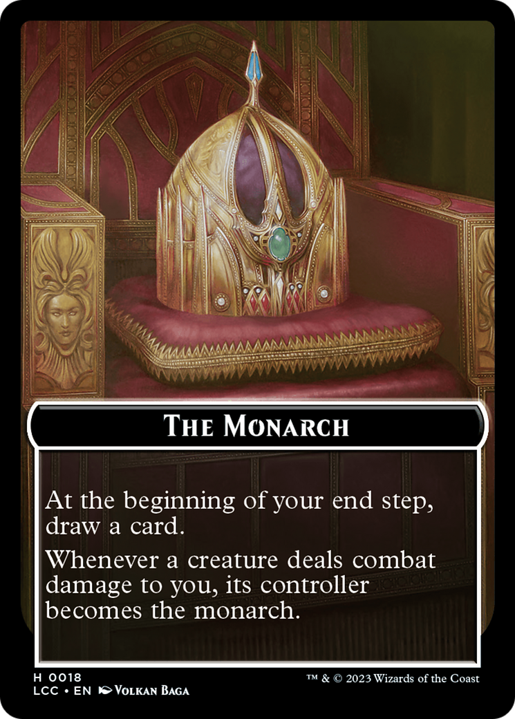 The Monarch // Pirate Double-Sided Token [The Lost Caverns of Ixalan Commander Tokens] | Gear Gaming Bentonville