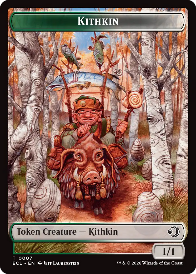 Elf // Kithkin (0007) Double-Sided Token [Lorwyn Eclipsed Tokens] | Gear Gaming Bentonville