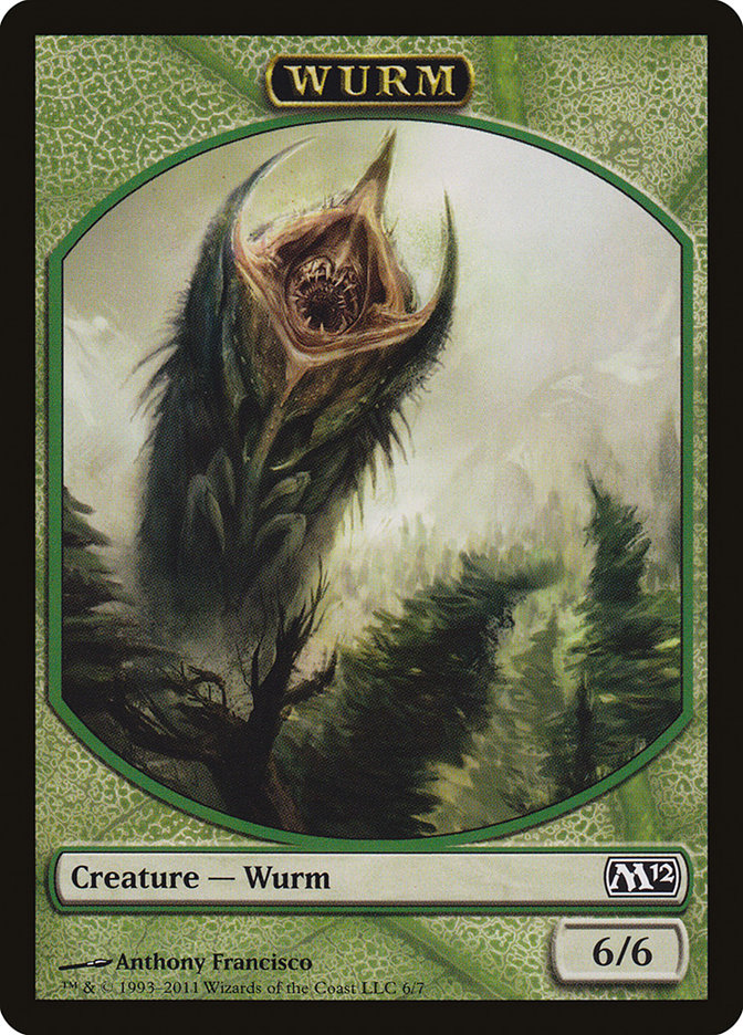 Wurm Token [Magic 2012 Tokens] | Gear Gaming Bentonville