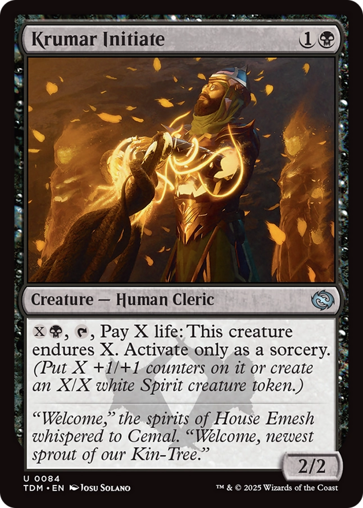 Krumar Initiate [Tarkir: Dragonstorm] | Gear Gaming Bentonville