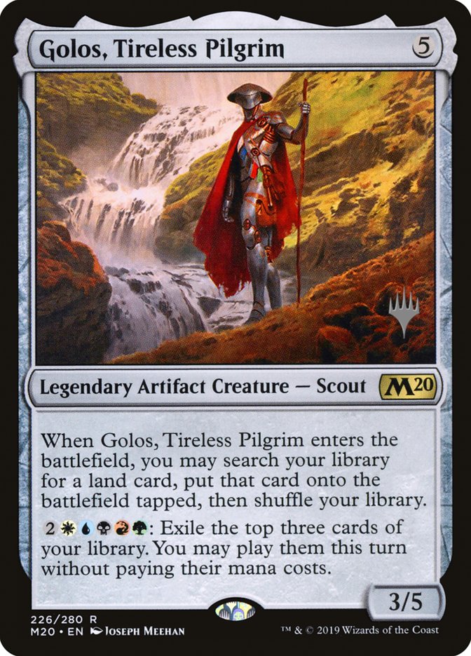 Golos, Tireless Pilgrim (Promo Pack) [Core Set 2020 Promos] | Gear Gaming Bentonville