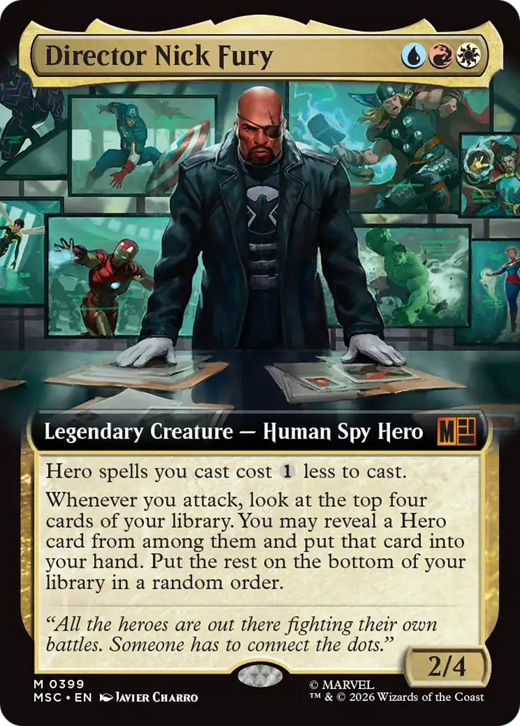 Director Nick Fury (Extended Art) [Marvel Super Heroes Commander] | Gear Gaming Bentonville