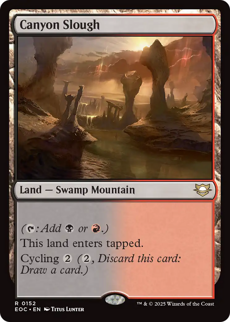 Canyon Slough [Edge of Eternities Commander] | Gear Gaming Bentonville