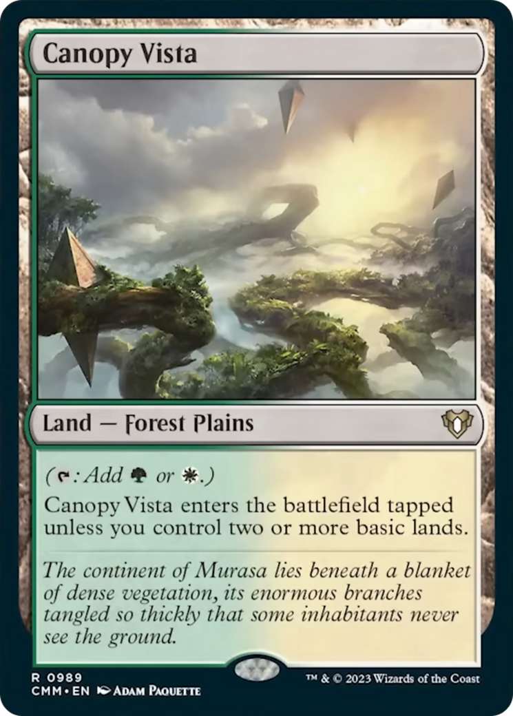 Canopy Vista [Commander Masters] | Gear Gaming Bentonville