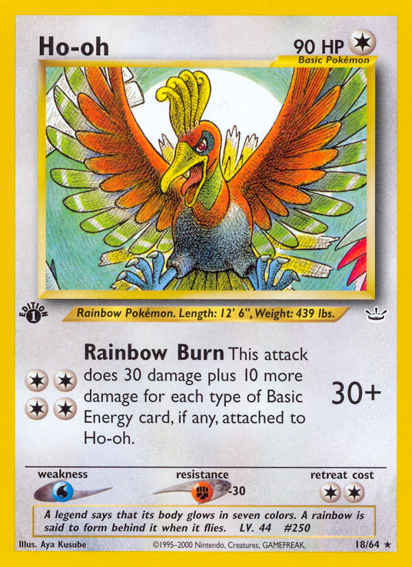 Ho-oh (18/64) [Neo Revelation 1st Edition] | Gear Gaming Bentonville