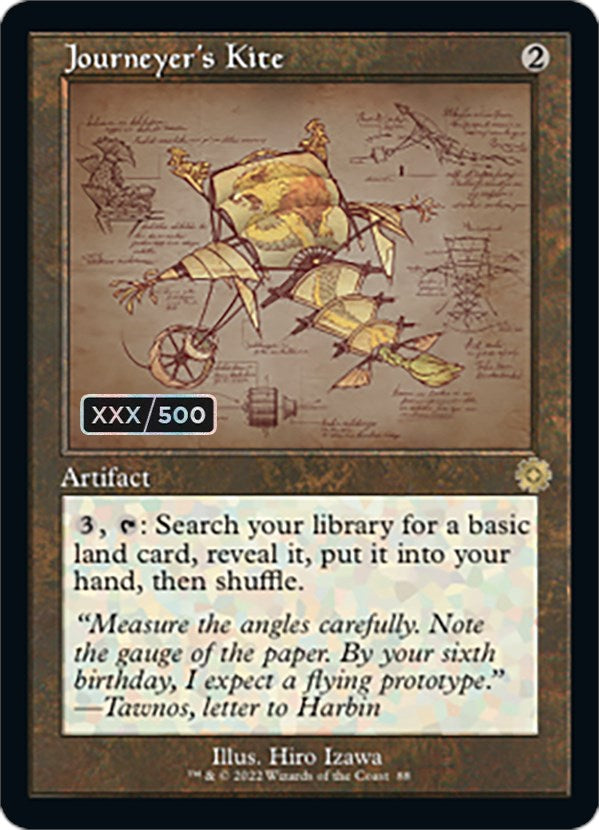 Journeyer's Kite (Retro Schematic) (Serialized) [The Brothers' War Retro Artifacts] | Gear Gaming Bentonville