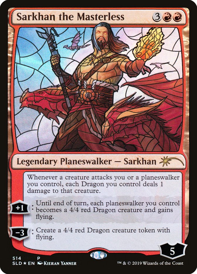 Sarkhan the Masterless (Stained Glass) [Secret Lair Drop Promos] | Gear Gaming Bentonville