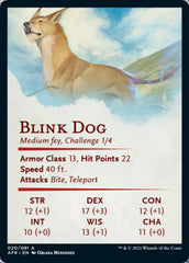 Blink Dog Art Card [Dungeons & Dragons: Adventures in the Forgotten Realms Art Series] | Gear Gaming Bentonville