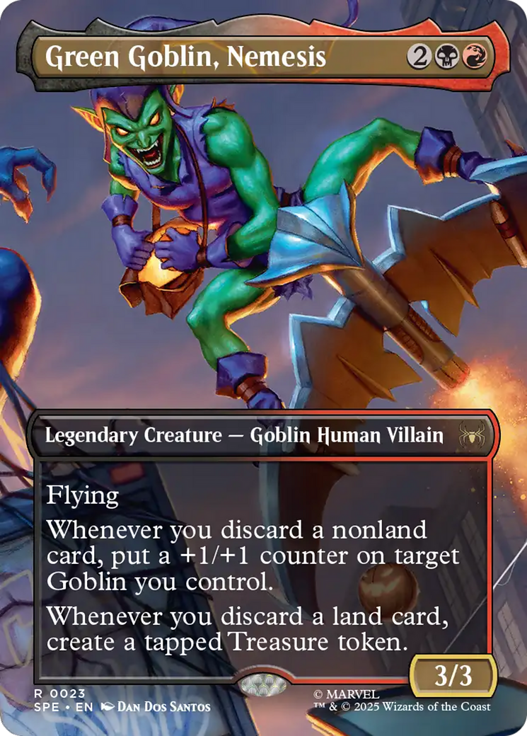 Green Goblin, Nemesis (Borderless) [Marvel's Spider-Man: Eternal-Legal] | Gear Gaming Bentonville