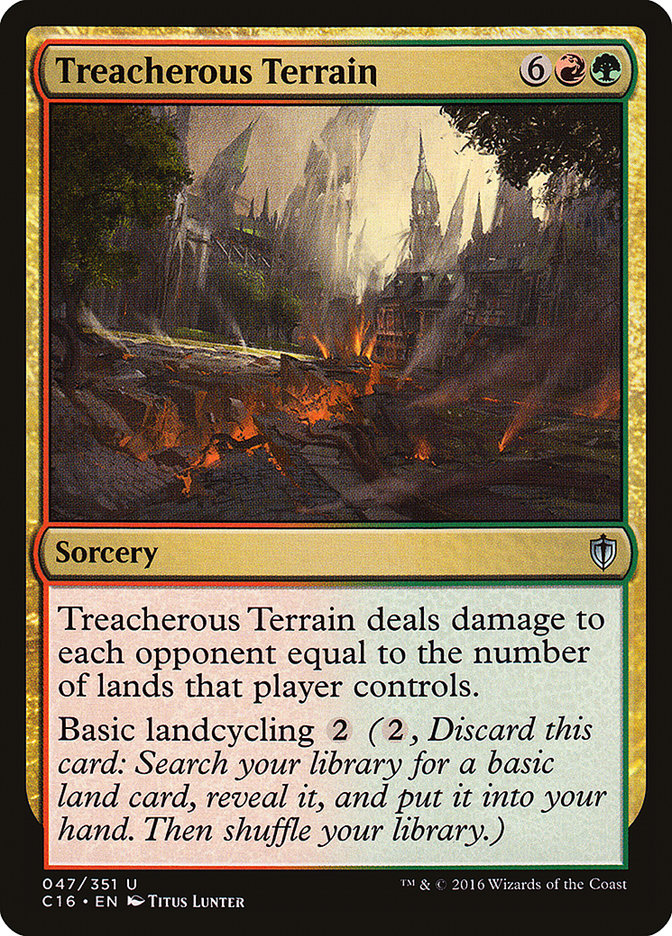 Treacherous Terrain [Commander 2016] | Gear Gaming Bentonville
