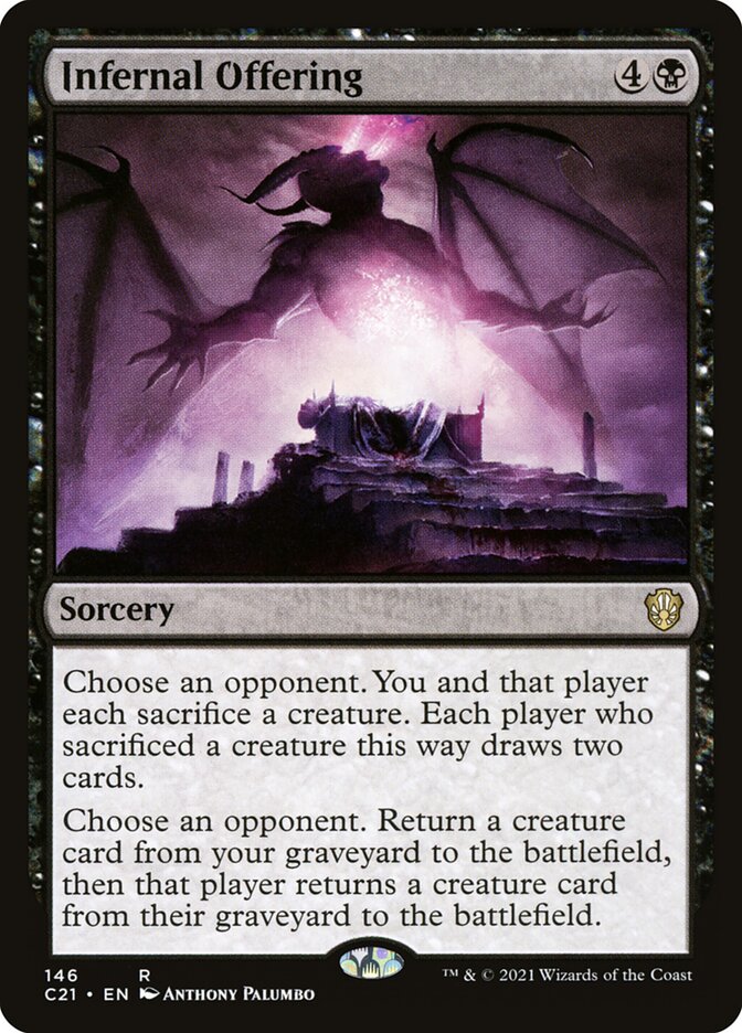 Infernal Offering [Commander 2021] | Gear Gaming Bentonville