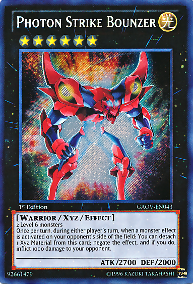 Photon Strike Bounzer [GAOV-EN043] Secret Rare | Gear Gaming Bentonville