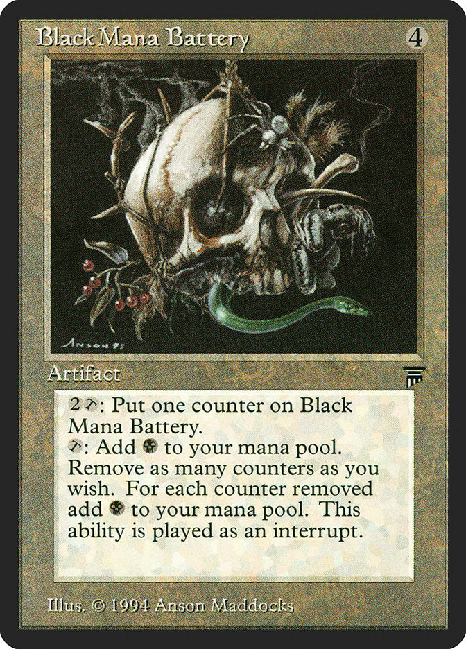 Black Mana Battery [Legends] | Gear Gaming Bentonville