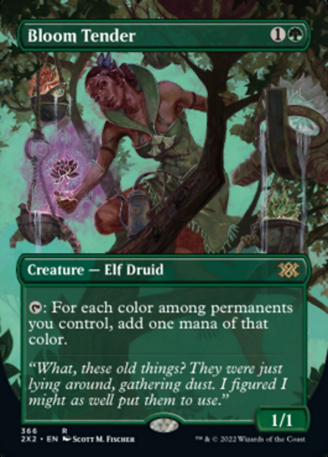 Bloom Tender (Borderless Alternate Art) [Double Masters 2022] | Gear Gaming Bentonville