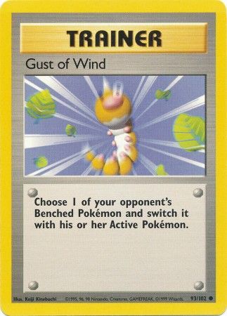 Gust of Wind (93/102) [Base Set Unlimited] | Gear Gaming Bentonville