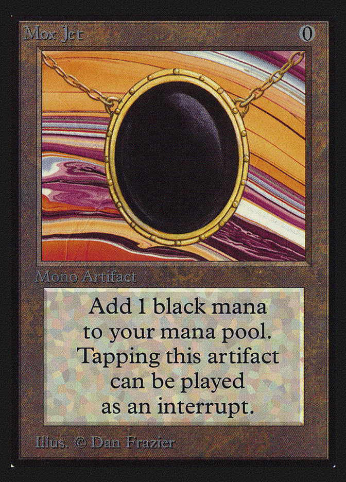 Mox Jet (Black Stone) [International Collectors' Edition] | Gear Gaming Bentonville