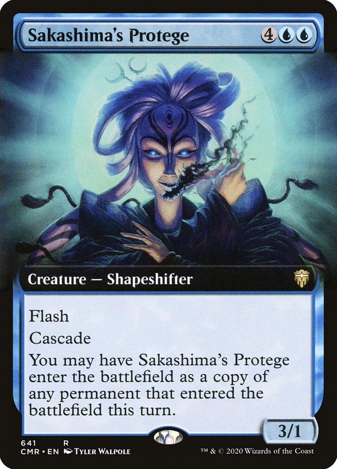 Sakashima's Protege (Extended Art) [Commander Legends] | Gear Gaming Bentonville