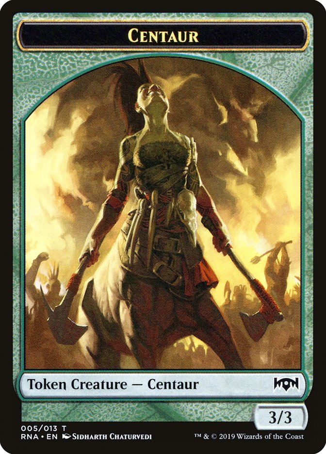 Centaur Token [Ravnica Allegiance Tokens] | Gear Gaming Bentonville