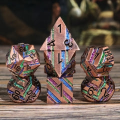Meteor Flashes Metal 7pcs Dice Set | Gear Gaming Bentonville