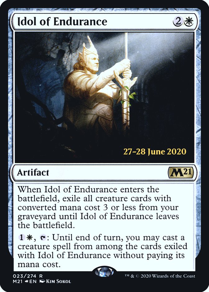 Idol of Endurance [Core Set 2021 Prerelease Promos] | Gear Gaming Bentonville