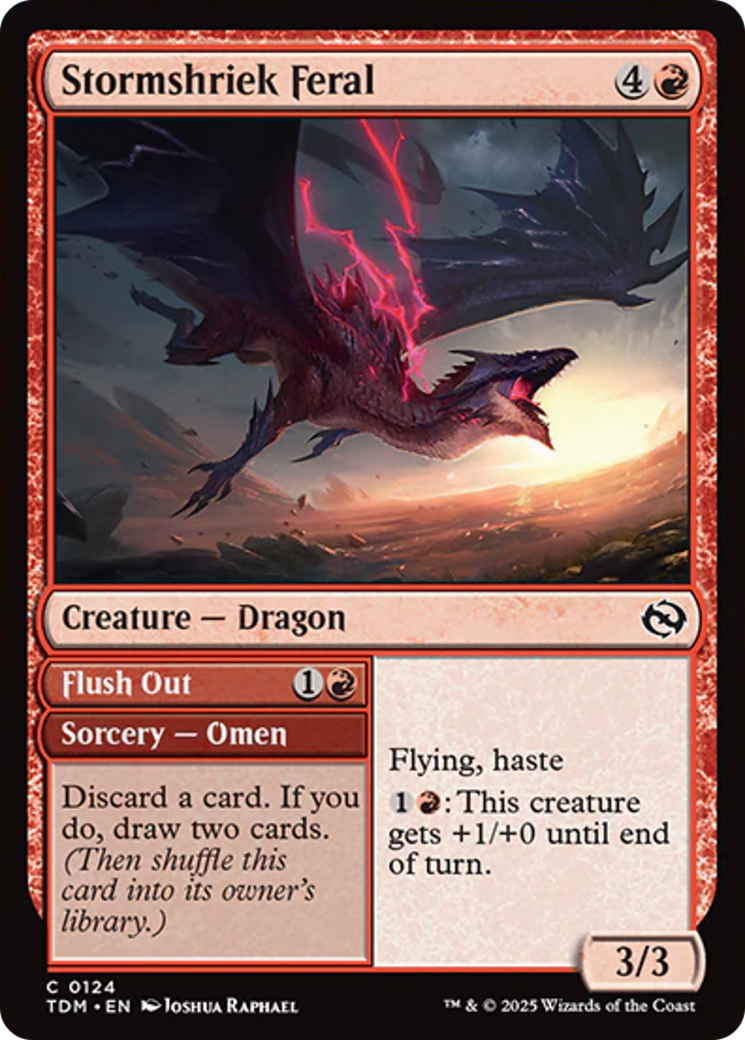 Stormshriek Feral [Tarkir: Dragonstorm] | Gear Gaming Bentonville