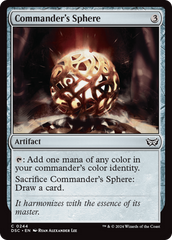 Commander's Sphere [Duskmourn: House of Horror Commander] | Gear Gaming Bentonville