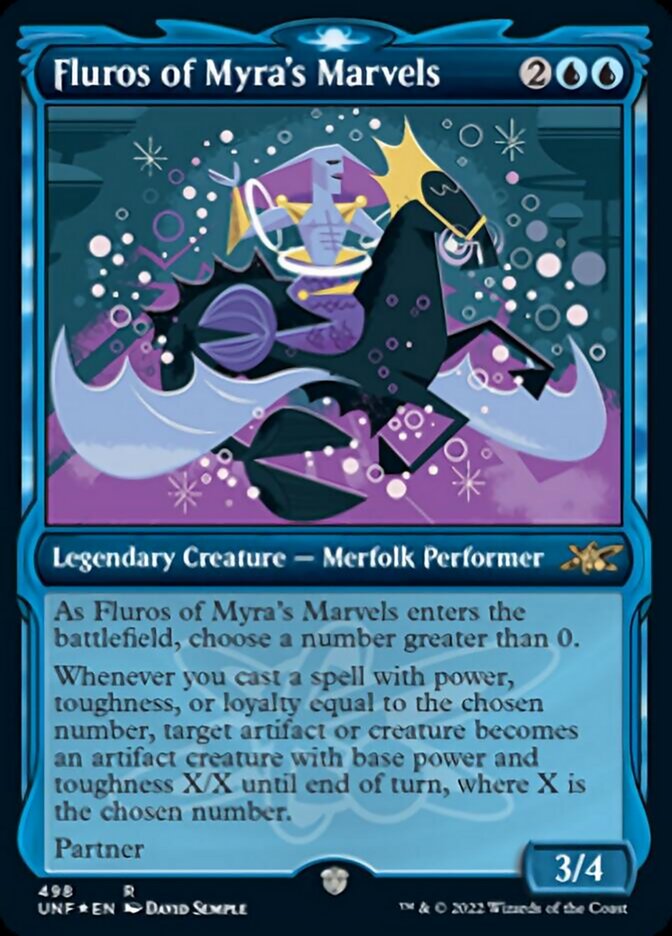 Fluros of Myra's Marvels (Showcase) (Galaxy Foil) [Unfinity] | Gear Gaming Bentonville