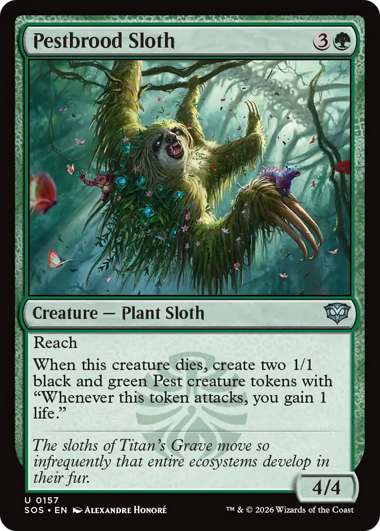 Pestbrood Sloth [Secrets of Strixhaven] | Gear Gaming Bentonville