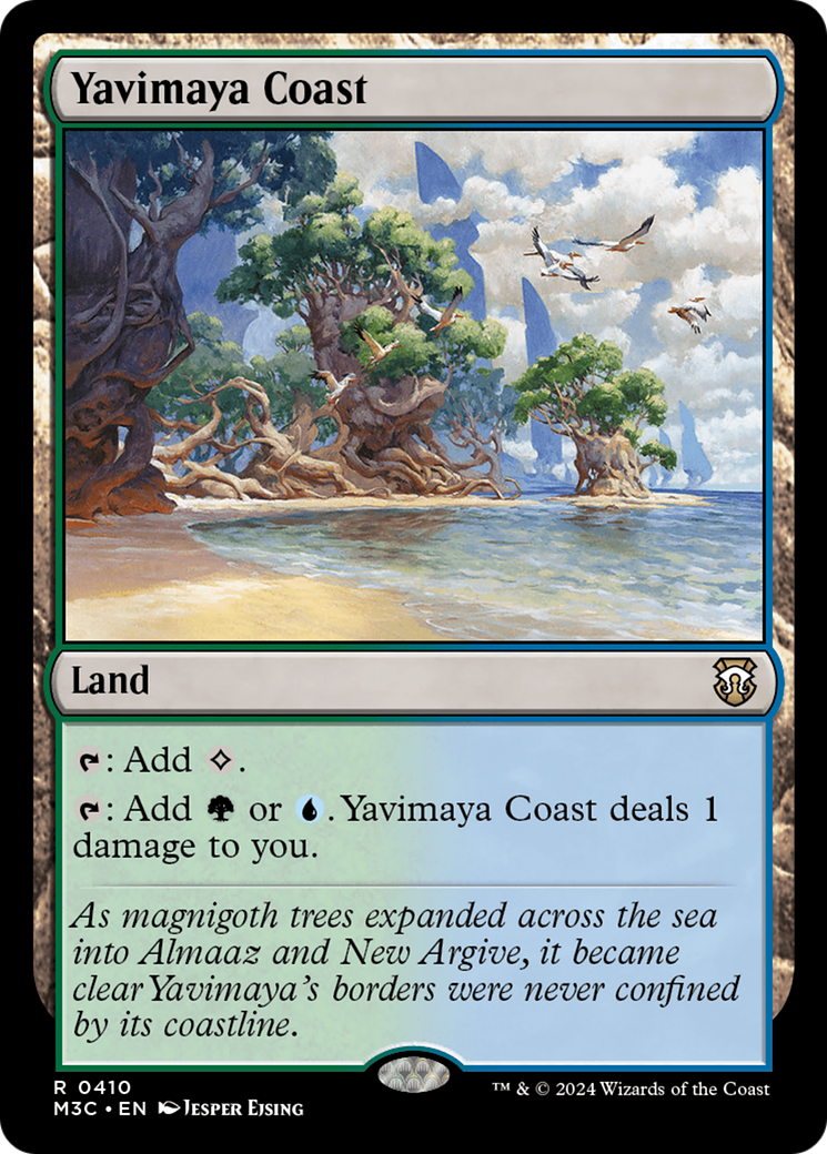 Yavimaya Coast (Ripple Foil) [Modern Horizons 3 Commander] | Gear Gaming Bentonville