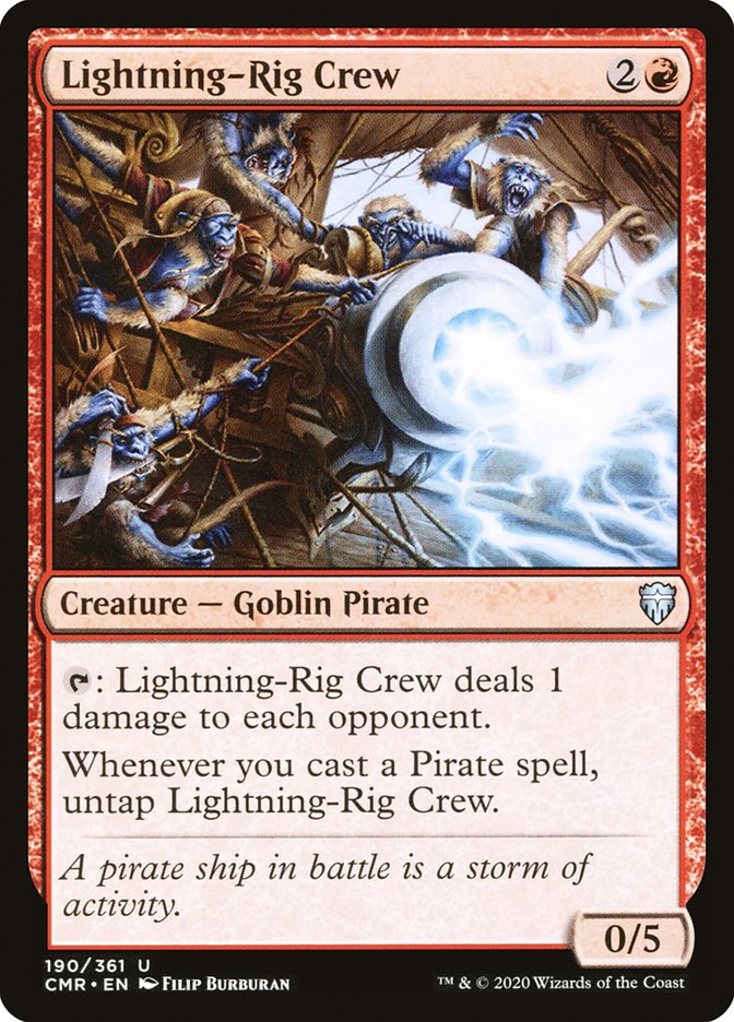 Lightning-Rig Crew [Commander Legends] | Gear Gaming Bentonville