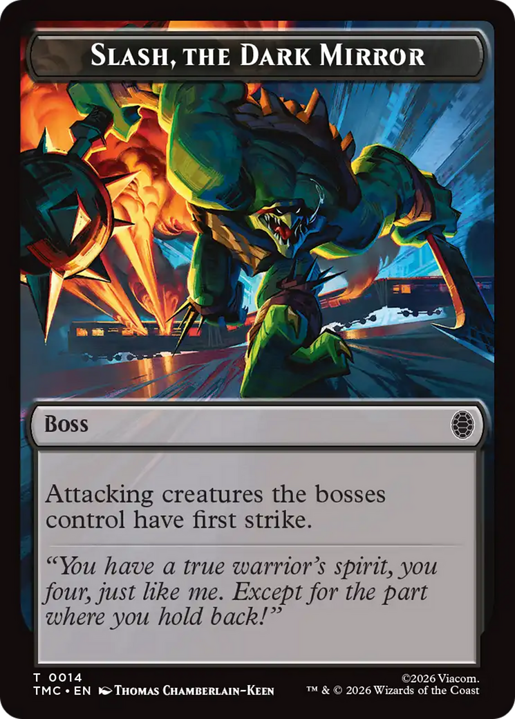 Slash, The Dark Mirror [Teenage Mutant Ninja Turtles Commander Tokens] | Gear Gaming Bentonville