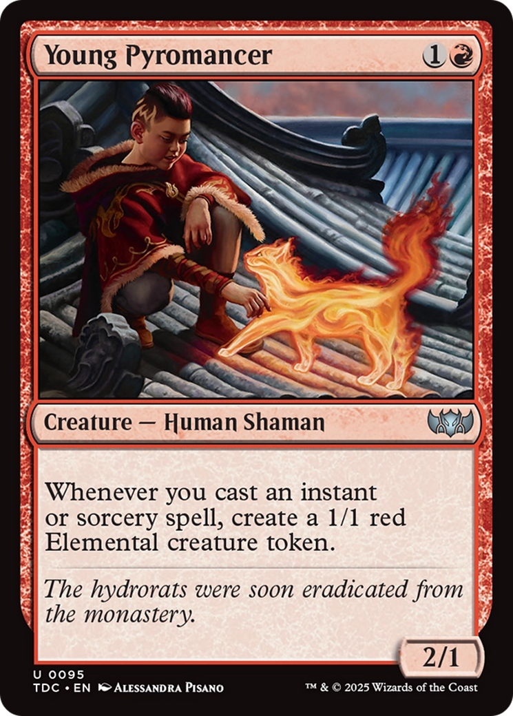 Young Pyromancer [Tarkir: Dragonstorm Commander] | Gear Gaming Bentonville