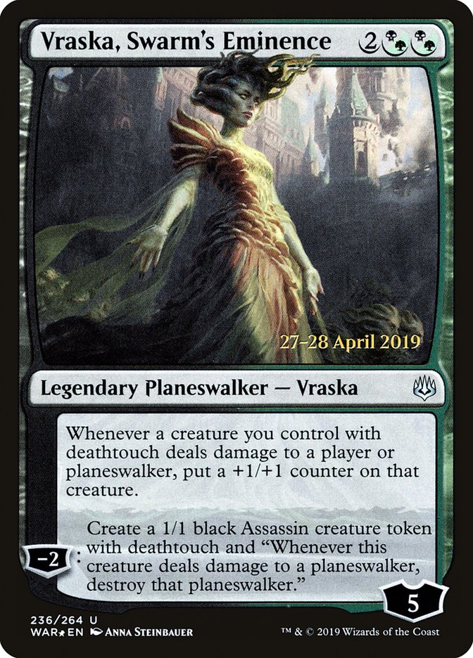 Vraska, Swarm's Eminence [War of the Spark Prerelease Promos] | Gear Gaming Bentonville