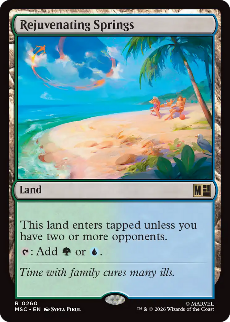 Rejuvenating Springs (Surge Foil) [Marvel Super Heroes Commander] | Gear Gaming Bentonville
