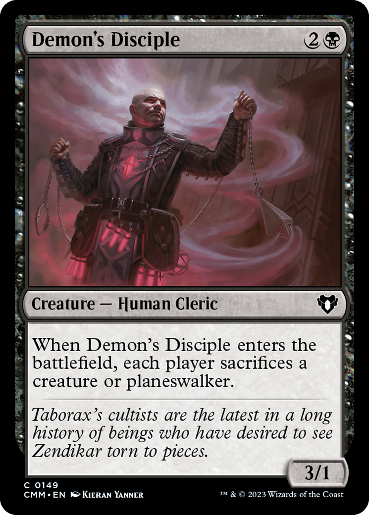 Demon's Disciple [Commander Masters] | Gear Gaming Bentonville