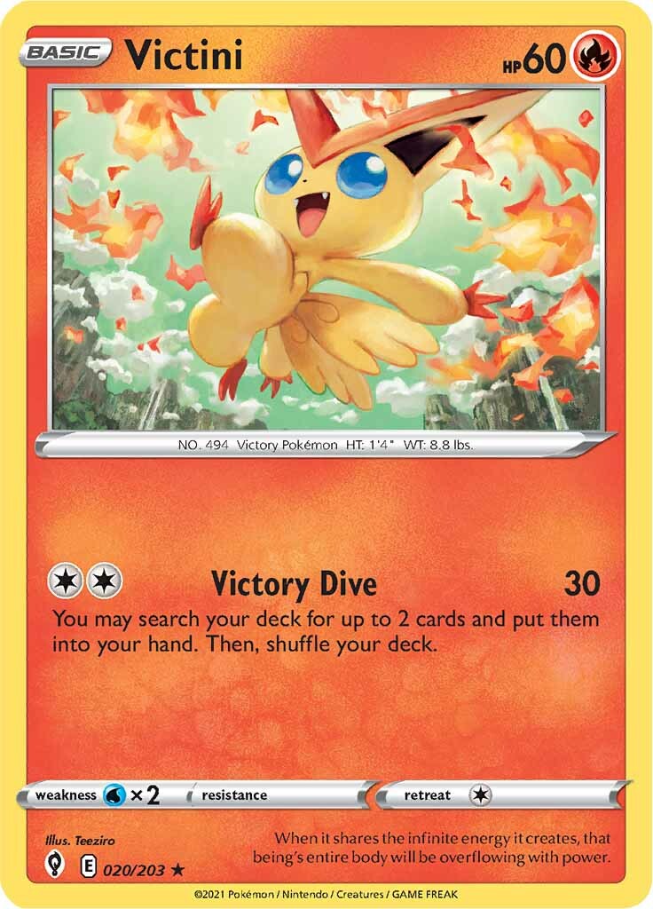 Victini (020/203) [Sword & Shield: Evolving Skies] | Gear Gaming Bentonville